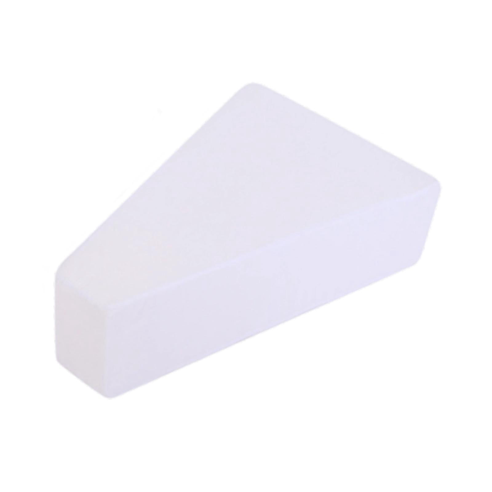 Wswqop Leg Elevating Pillow Ergonomic Trapezoid Foam Wedge Cushion Support Pad for Side White