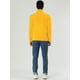 thumbnail image 5 of CamisePaHombres De Mangas Largas Cuello De Cisne Ajuste Delgado Casual Amarillo 56, 5 of 7