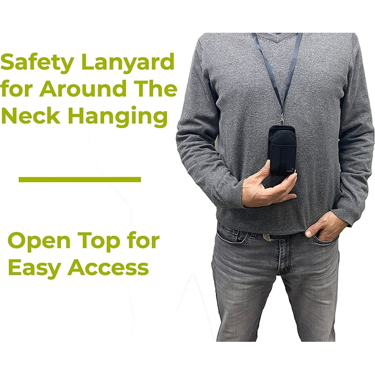 AGOZ Open Top Flip Phone Case w/ Detachable Safety Lanyard AGOZ Open Top Flip Phone Case w/ Detachable Safety Lanyard