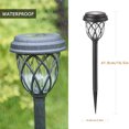 thumbnail image 3 of Jardín Luz Solar IP44 Lámpara de tierra impermeable Lámpara de camino de decoración inalámbrica para exterior, luz cálida 6 piezas Inevent HA005997-02B, 3 of 7