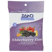 (Pack Of 12) Zand Lozenges Elderberry Zinc 18 Pieces
