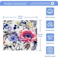 thumbnail image 4 of Coolnut Vintage Floral Washcloths, Soft and Absorbent Cotton Towel, 6 Pack 12 X 12 Inches Premium Quick Dry Face Towel Wash cloth, 4 of 7
