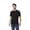 Black, variant on High Performance Pure Dry Fit Poly Shirt 100% Polyster Crewneck Tee Shirts for Men (Black, M)