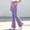 Purple, variant on Mooqilaa Girls Flare Leggings Size 10-12, Ribbed Knit Stretchy Casual High Waist Flare Pants Hot Pink