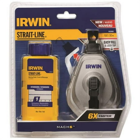 UPC: 0042526936883 | Irwin 1932889 100  ABS Speedline? Pro Reel And Blue Chalk Combo