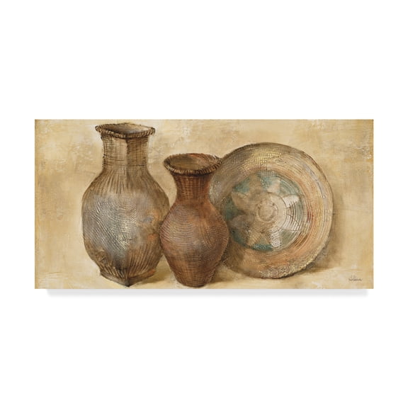 Albena Hristova 'Woven Vessels Ii Crop' Canvas Art