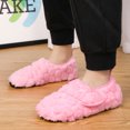 thumbnail image 5 of Stepedia Boys Girls Warm Slippers Toddler Winter Indoor Household Shoes Pink 10.5-11 LittleKid, 5 of 6