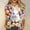 A1440 Pink, variant on Easter Blouse for Women White Bunny With Eggs And Daisies Print 3/4 Sleeve Round Neck Spring Holiday Festival Casual Tops Flowy Soft Graphic Tee Shirt For Women