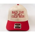 thumbnail image 2 of Bad Day To Be a Beer Embroidered Trucker Hat, Baseball hat, Summer hat, Funny trendy trucker snapback hat Fourth of July hat, 4th of July, 2 of 4
