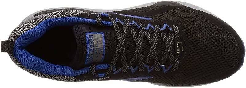 Brooks Men's Cascadia 14 GTX Running Shoe, Black/Grey/Blue, 8.5 D(M) US - image 3 of 3