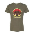 thumbnail image 2 of Wild Bobby, Life is Better with My Daschund Cute, Dog Lover, Men Premium Tri Blend Tee, Military Green, Large, 2 of 4