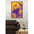 thumbnail image 2 of NBA Los Angeles Lakers - Lebron James 18 Wall Poster, 22.375" x 34", Framed, 2 of 2