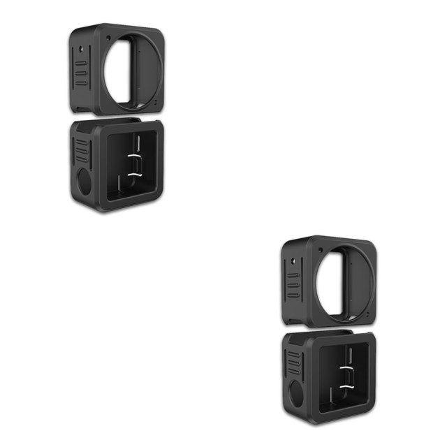 Funda protectora para cámara Sidaley Antiarañazos Carcasa de silicona Negro Tipo de resistencia 2piezas