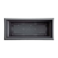 thumbnail image 5 of Bloem Veranda 26" Rectangular Plastic Deck Box Planter - UV-Resistant, Indoor/Outdoor, Charcoal, 5 of 6