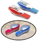 thumbnail image 1 of 2Pcs 4 in 1 Stainless Steel Camping Cutlery - Knife, Fork, Spoon, Bottle Opener - Blue, Red, 1 of 5