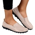 thumbnail image 2 of Oyedens Penny Loafers Walking Shoes for Women Casual Wide Width Slip on Loafer Flats Work Boat Shoes, 2 of 6