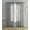 Silver/Gray, variant on Kate Aurora Living 2 Pack Semi Sheer Plaid Grommet Top Window Curtains - Silver/Gray, 84 in. Long