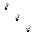thumbnail image 4 of jesticaly Cat Light Switch Sticker Decal Vinyl Art Wall Sticker Lightswitch Black Kitten 1pcs #2 3Set, 4 of 6