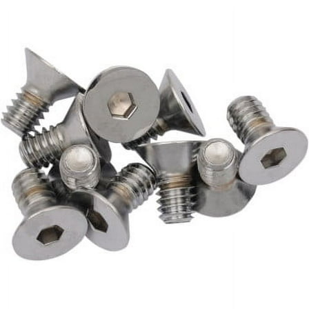 Drag Specialties DS192357 Countersunk Socket-Head Bolts - 1/4in.-20 x 1/2in.