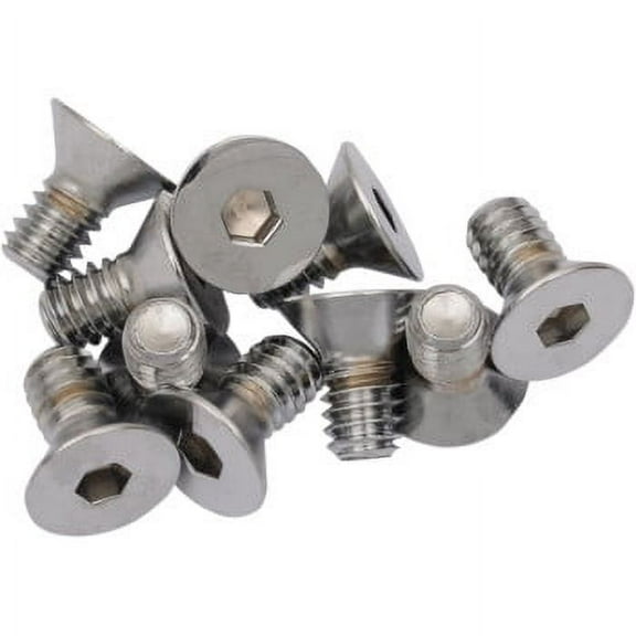 Drag Specialties DS192357 Countersunk Socket-Head Bolts - 1/4in.-20 x 1/2in.