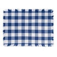 thumbnail image 4 of DII Navy Heavyweight Fringe 13x19" Placemat Set 6 Piece, 4 of 4