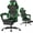BLACKGREEN, variant on Ergonomic Video Gaming Chair with Footrest & Massage Lumbar Pillow, Height Adjustable 360° Swivel Computer Chair, Linked Armrest & Headrest for Office Gaming (Black Purple)