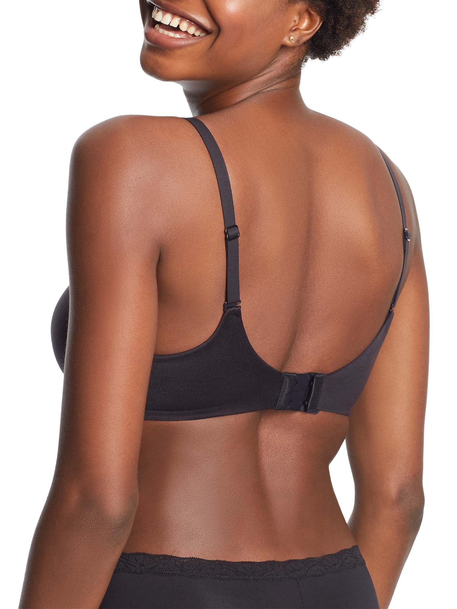 Fortitube Bra 36C Black Perfect Fit T-Shirt Padded Underwired New with Tags  - Against Breast Cancer