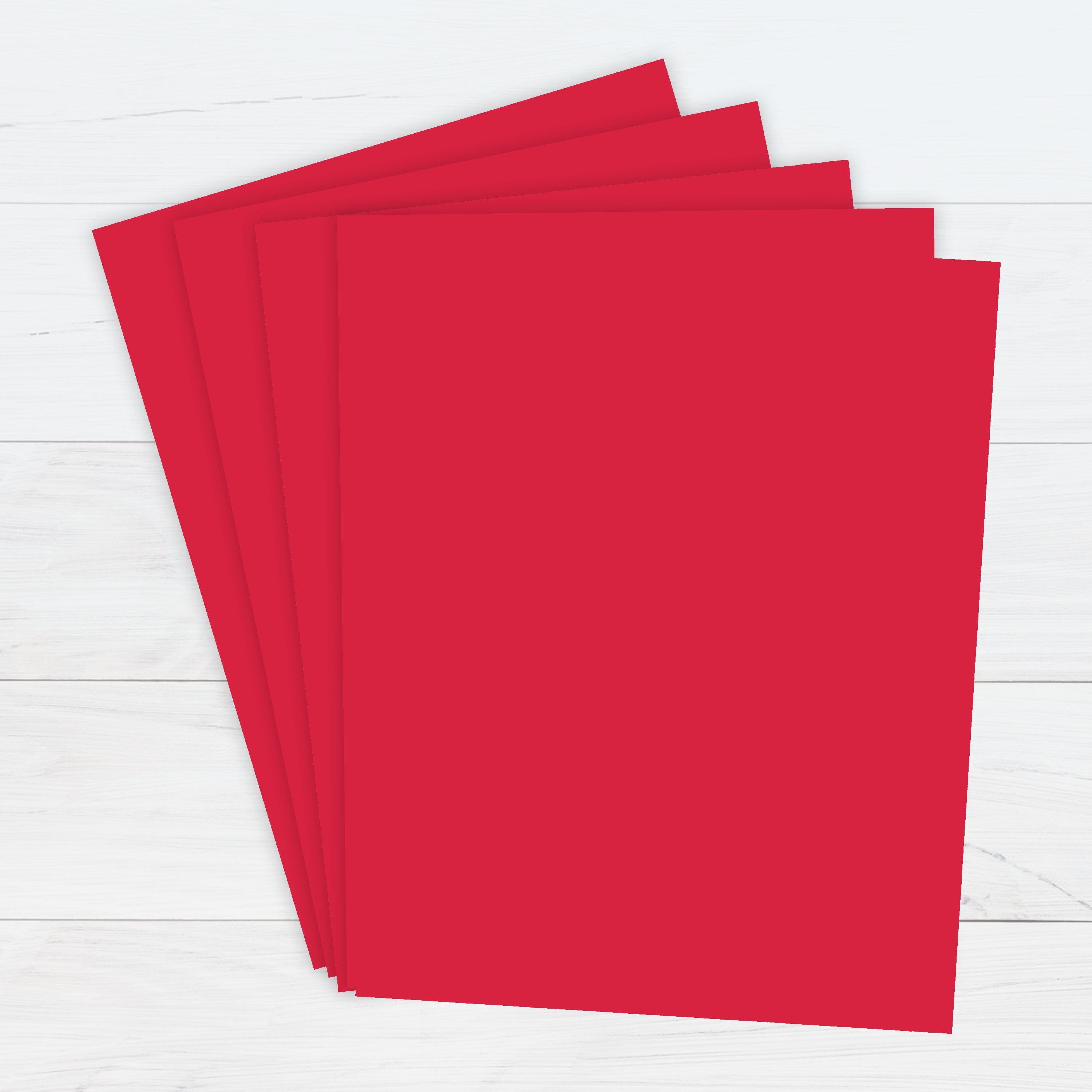 Printworks Bright Color Paper, Red, 8.5 x 11, 24 lb, 1000 Sheets