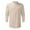Khaki, variant on Ediodpoh Mens Fashion Casual Simple Comfortable Solid Color Collar Shirt Top Mens Tops Khaki XXXL