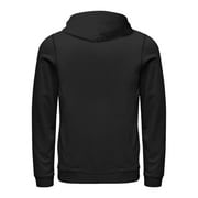 Mens The Simpsons Homer Bush Pull Over Hoodie Black Medium