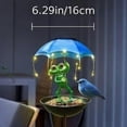 thumbnail image 3 of Hummingbird Feeder for Outdoor Hanging, Animal And Girl And Umbrella Bird Feeder, Bird Feeders for Outdoors, Hanging Bird Feeder Set with Metal Chain Umbrella (Frog, Plastic), 3 of 5