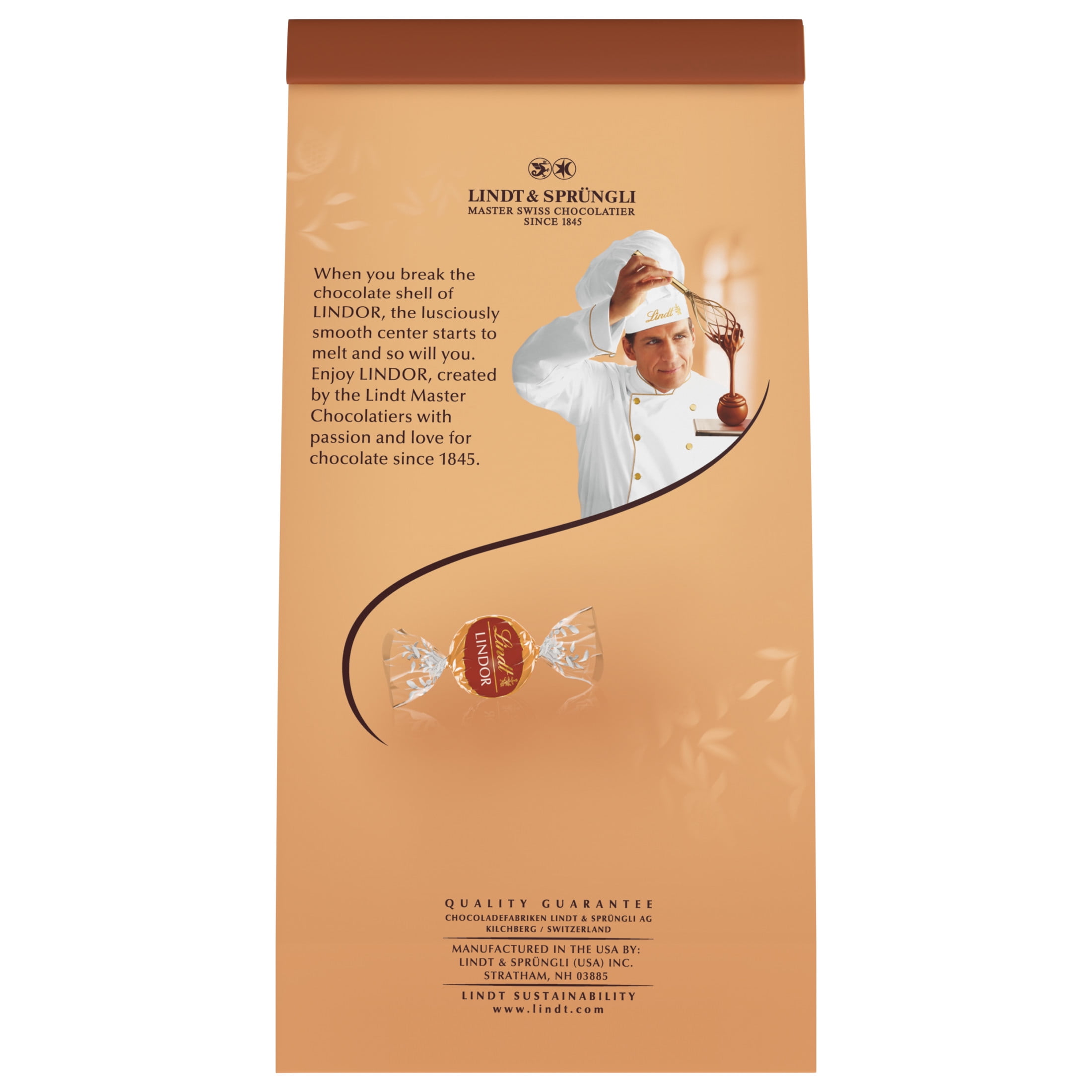 Lindt LINDOR Easter Carrot Cake White Chocolate Candy Truffles with Carrot Cake Flavor, 5.1 oz. Bag