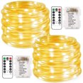 thumbnail image 3 of Guirnalda de luces LED para exteriores, guirnalda de luces de cuerda con forma de tubo de hadas para jardín, patio, decoración navideña de Año Nuevo 2023, 5 m, 10 m, 15 m, 3 of 5