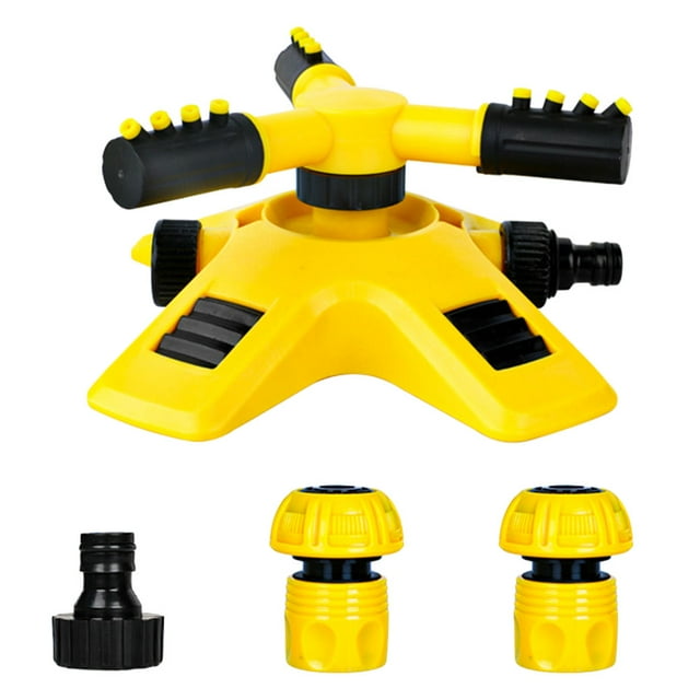 1 Set Arroseur Automatique avec Raccord 3/4 Pouce Pulvérisateur Rotatif à 360 Degrés