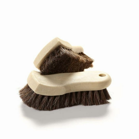 Long Bristle Horse Hair Brush for Leather, Versatile Leather Cleaning Brush for Car Interior Seat, Carpet, Upholstery, Furniture and Shoes