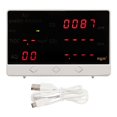thumbnail image 2 of 5V Air Quality Detector Full Color Large Screen Indoor Pollution Tester for CO CO2 HCHO TVOC Gas Detector, 2 of 4