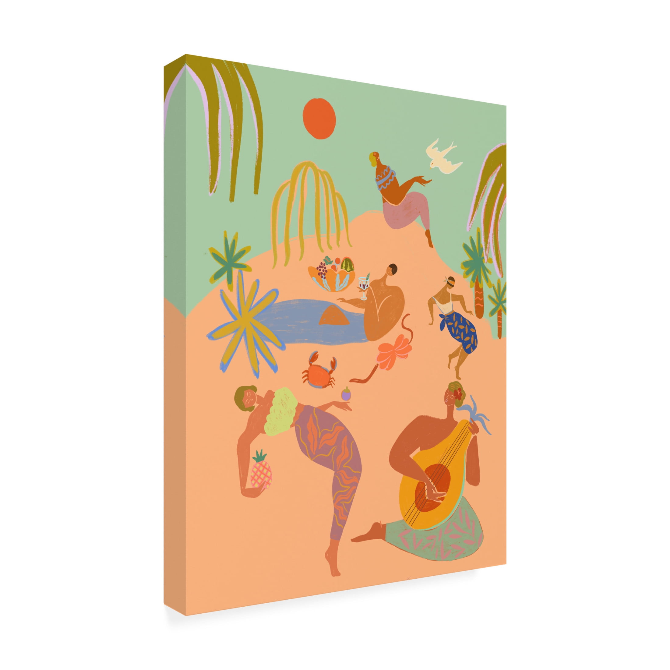 Trademark Fine Art Arty Guava Vacation Canvas Wall Art