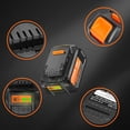 thumbnail image 7 of 4 Pack DCB200 For DeWalt 20 Volt Max XR 6.0AH Lithium Ion Premium Battery, 7 of 7