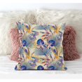 thumbnail image 5 of Plant Illusion Faux Suede Throw Fabric Pillow in Gray Yellow 18x18, 5 of 5