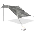 Portable Beach Tent Sun Shelter With Ground Pegs Water And Wind ...