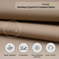 thumbnail image 3 of Covers & all Durable and Stylish Flat Bean Bag Featuring CoverRite Fabric, UV Resistant for Bean Bag Lounger - Beige (L, 63 L × 47 W × 10 H inch)(Beans not included), 3 of 6