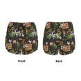 thumbnail image 3 of Rateoe Farm Animals 2 Printed 2 in 1 Women's Workout Shorts for Athletic Gym Running Shorts with Phone Pockets-Large, 3 of 7