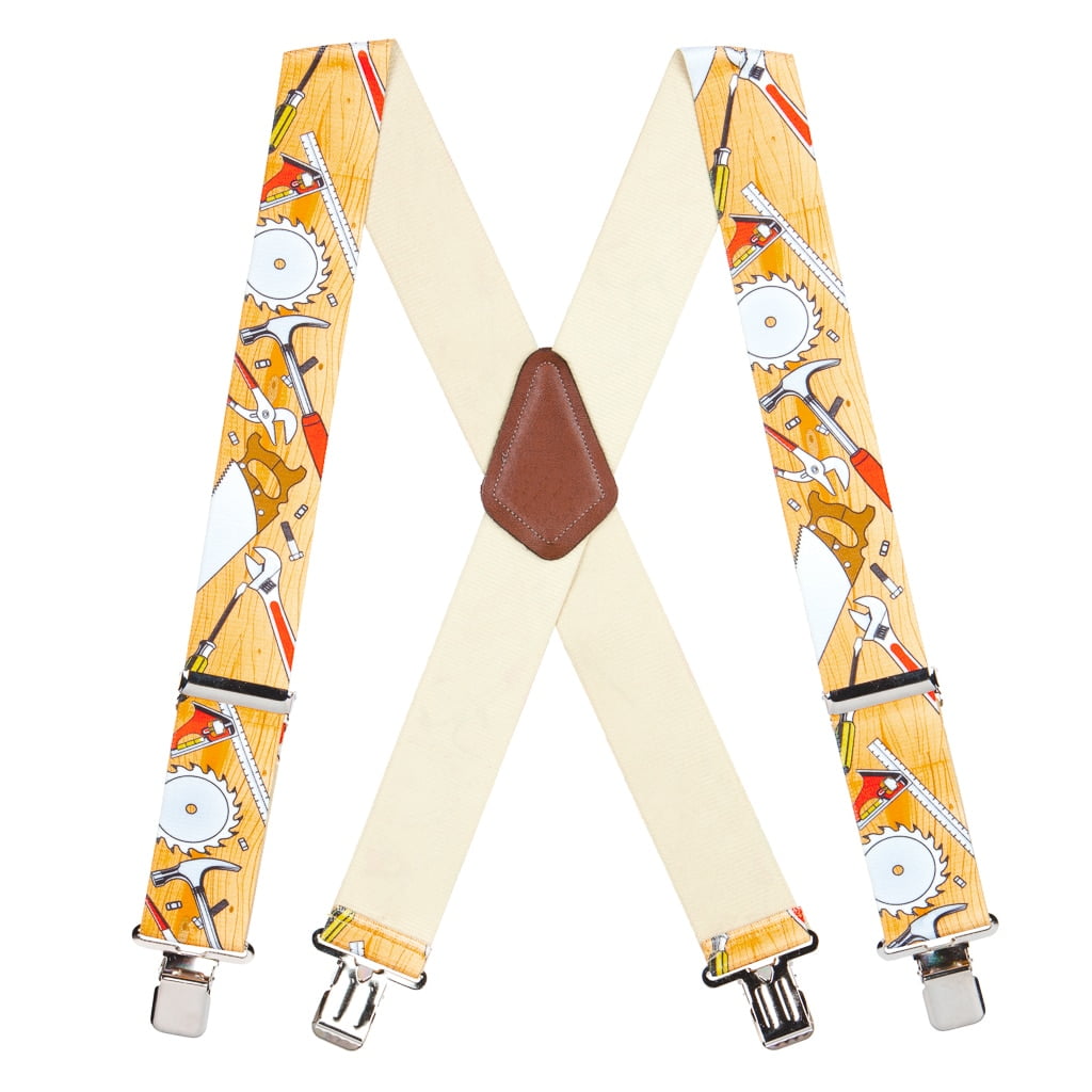 SuspenderStore Suspender Store 42 IN Carpenter Suspenders Multi 042