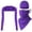 Purple, variant on 3 Piece Sun Protection Cooling Shawl Arm Sleeve for Men Women Face Mask Neck Gaiter Windproof Scarf Sunscreen Breathable Skull Cap Bandana Balaclava for Sport Outdoor