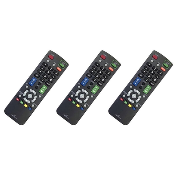 3X Control Remoto, para SHARP GB217WJN1 TV / LED / LCD Reemplazo del Control Remoto GB217WJSA GB215WJSA