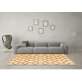 thumbnail image 3 of Ahgly Company Indoor Round Trellis Orange Contemporary Area Rugs, 8' Round, 3 of 4