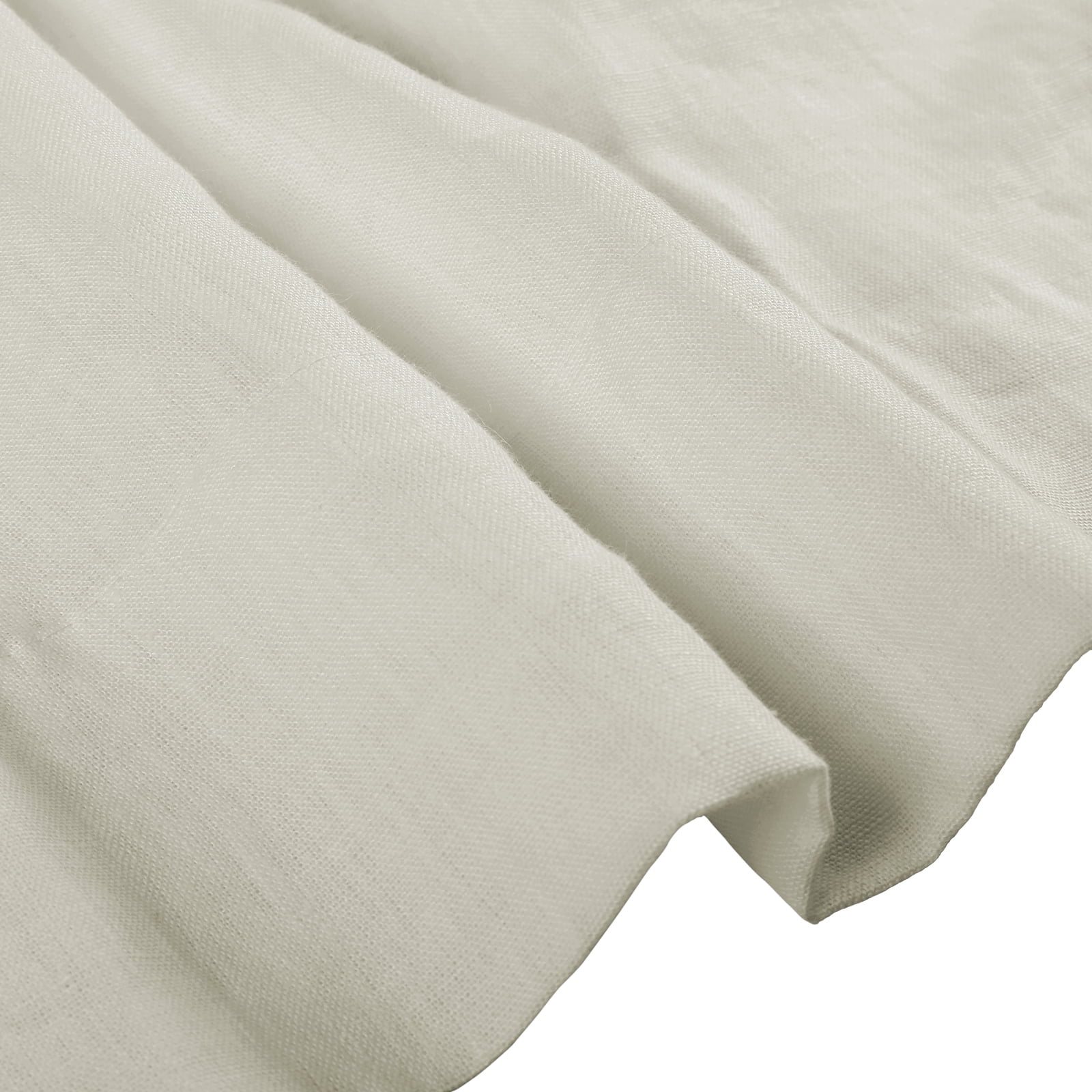 TWOPAGES Linen Light Filtering Drape Pinch Pleat Curtain for Bedroom Kids Room, 1 Panel, 52"x96, Naural