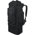 thumbnail image 1 of Mochila de Senderismo Vaupan 100L Expandible Impermeable MOLLE Negra, 1 of 7