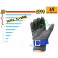 thumbnail image 2 of Guantes de trabajo de seguridad, guantes resistentes a cortes con protección anticortes, malla de acero inoxidable para cortar carne en la cocina, descascarar ostras, jardinería, mecánica (talla L), 2 of 5
