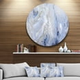 thumbnail image 1 of Designart - Agate Stone Background' Disc Abstract Metal Circle Wall Art Print, 1 of 4